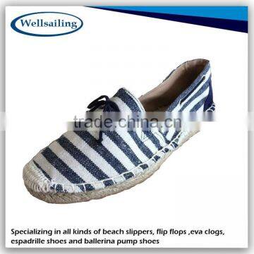 Competitive price line-soled canvas shoes/model canvas jute espadrilles shoes