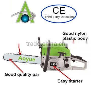 Good quality 4500 gasoline chain saw