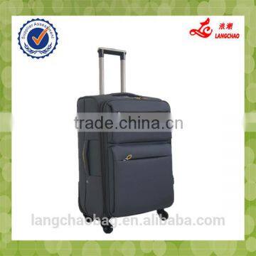 Durable 600D High Quality Real Push Trolley 4 Wheels Trolley Luggage Bag photo-2