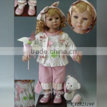 28 inch American country girl doll with doll dress