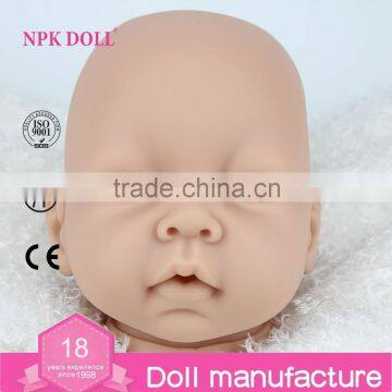 22inch silicon vinyl doll kits DIY reborn baby doll parts wholesale reborn baby doll mould Head Arms legs