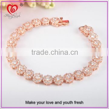 wholesale fashion jewelry imitation destiny colorful bracelet copper colorful bracelet