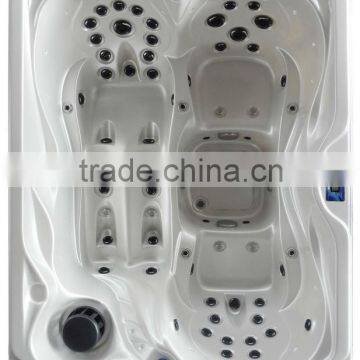 3-person hydro massage hot tub bathtub with US system (new arrival)