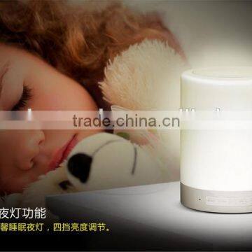 Hot Selling Hands-free Calls Mini LED Light Bluetooth Speaker With FM Radio