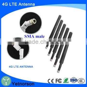 Factory Price 600-2700MHZ 7DBi indoor 4G LTE rubber antenna