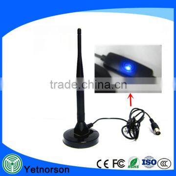 DVB-T active tv antenna 30dbi with LED light amplifer