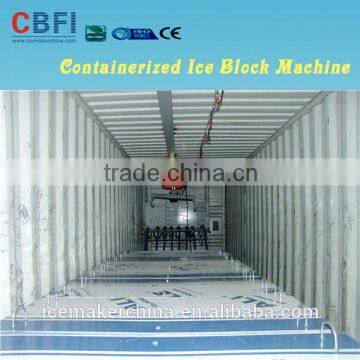 10 tons capacity Large Container block ice machine for South-east Asia