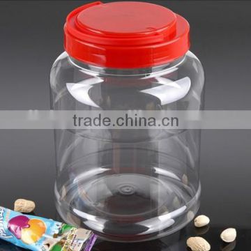 clear storage jars with plastic lids for promotion