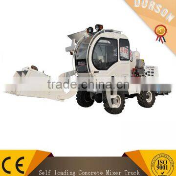High quality self loading concrete mixer with good engine,best portable concrete mixer,mini concrete mixer for sale