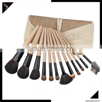 12 pcs personalized make up brushes, cheap makeup brushwith bag