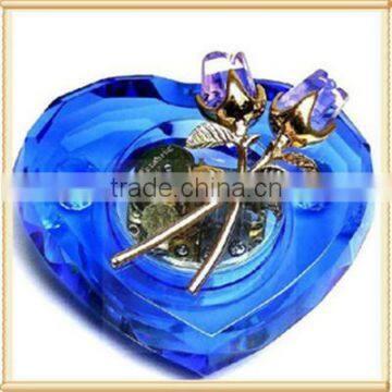 Wedding favors Artificial K9 crystal custom song music box