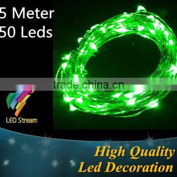 5M 50 Leds Green Starry String Lights