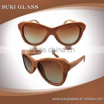 2016 OEM Bamboo Wood Sunglasses Polarized Lens Optical Attribute Sunglasses photo-4