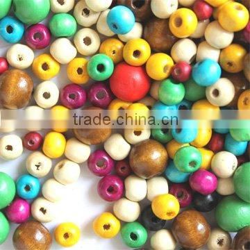 Wooden Round Beads for Crafts,School,Gifts