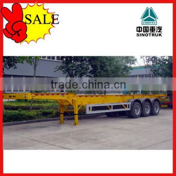 3 Axle 40ft container skeletal semi trailer