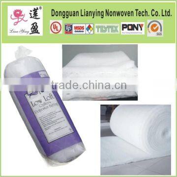 Full Low Loft polyester Batting 81-Inch by 96-Inch