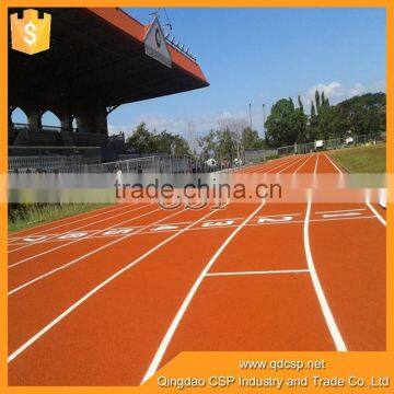 synthetic rubber running track material for stadium
