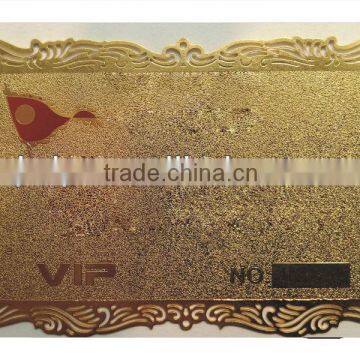 VIP gold card souvenir card