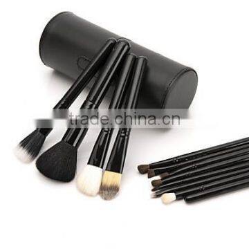 Professional 4 Colors New 12 Pcs Makeup Brush Cosmetic Make Up Brushes Set With Cup Holder Case Kit photo-3