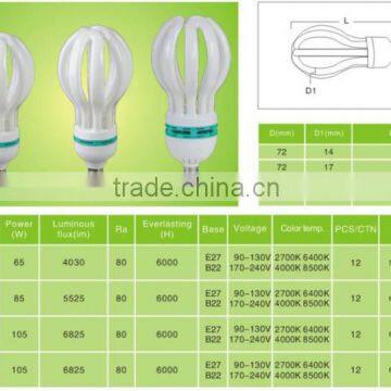 High quality Energy Saving lamp Bulb ighting lotus 105w E27