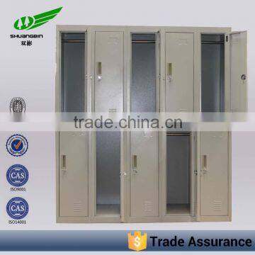 Lockable 10 door metal classroom cabinet