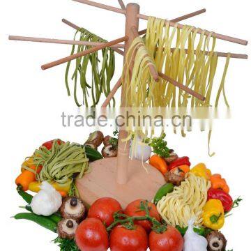 2016 new arrival eco-friendly kitchen food dry rack Wooden Pasta Drying Rack wholesale