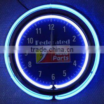 17" Tower Shape Neon Wall Clock