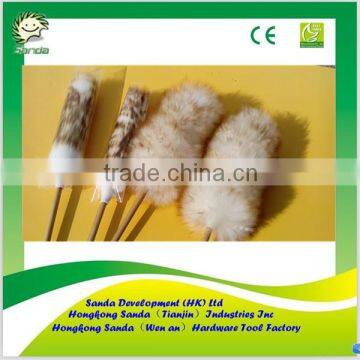 bamboo pole wool duster for cleaning home accessories