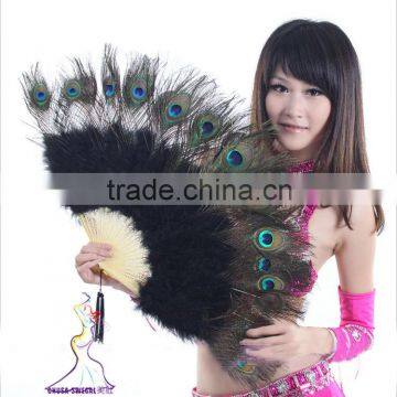 SWEGAL Belly Dance Feather Fan,chinese Belly Dance Fan SGBDD13041 photo-6