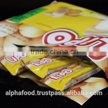 Hot Sale LIPO 230G/Bag Butte Egg Rusk Bread for Argentina, Paraguay, Uruguay