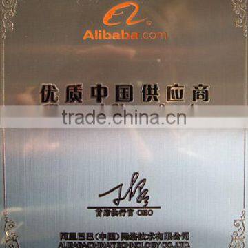 Honored China Supplier