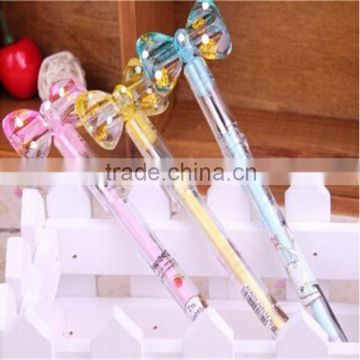 South Korea stationery wholesale crystal dragonfly style neutral pen lovely pen sell lots of neutral pen PN6402