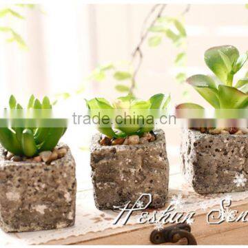 Factory Wholesale Decor Small Potted Succulent Plants Artificial Succulents Artificial Mini Succulents