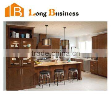 LB-JL1221 Modern Wholesale export Appliance Custom Solid Wood Kitchen Cabinet Furniture