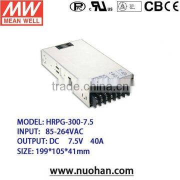 Mean well 300W 7.5V power supply 300W 40A with PFC Function