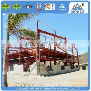 Economical new design PVC floor prefab school