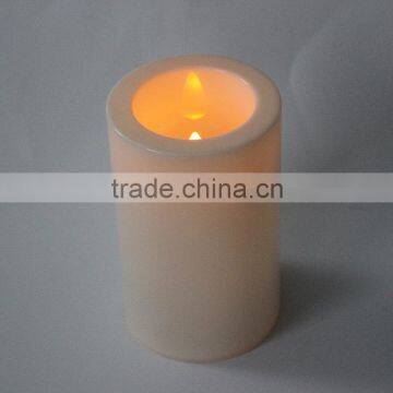 5x8 inch waterproof battery operated led talll pillar candles