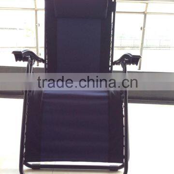 Covered Edge Blue Oxford Fabric Zero Gravity Chair