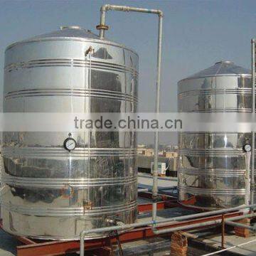 large project solar water tank