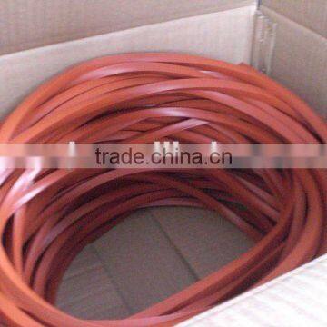 Rectangle rubber solid cord 2mm-10mm