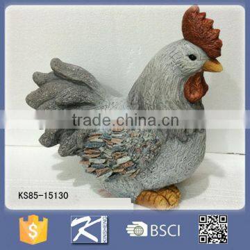 Chicken Shape MgO Animal Figurines for Garden Decoration