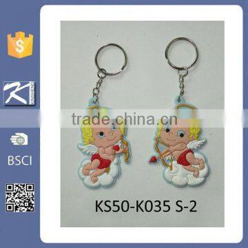 Custom 3d soft pvc keychain/ Soft Rubber Keychains / Silicone Keyring