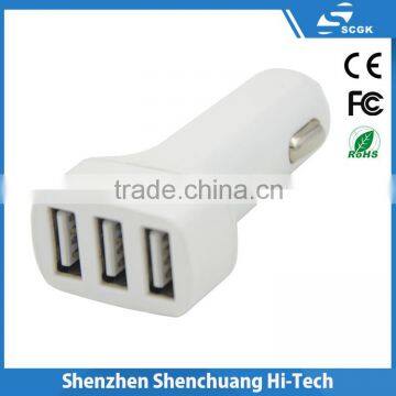 5V 2.1A OEM 2 port usb car charger for Mobile Phone usb car charger 2 port