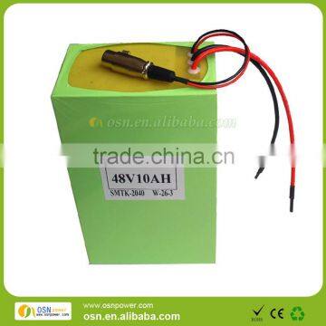 48v 10ah lifeop4 battery power supply for electric cars