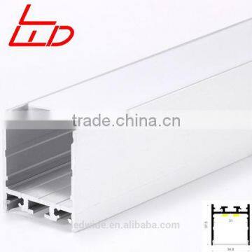 High power big size office partition aluminum extrusion for led light bar custom product