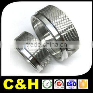 ODM OEM CNC knurling precision steel turned parts