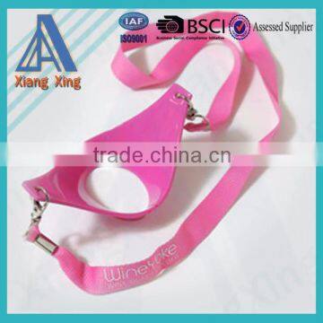 Wholesale cheap name brand wine yoke lanyard