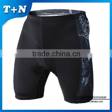 custom gym running sports mens compression shorts fitness