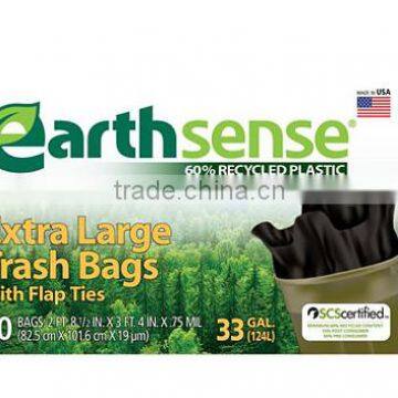 Eco friendly biodegradable garbage bags plastic