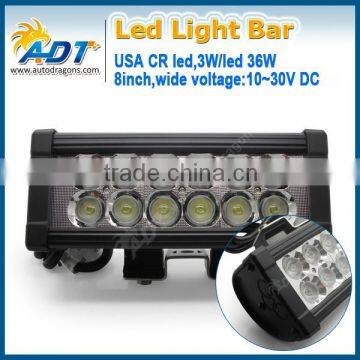 8 INCH 36W LED WORK LIGHT BAR FLOOD 4WD BOAT OFFROAD SUV ATV TRUCK LAMP NEW